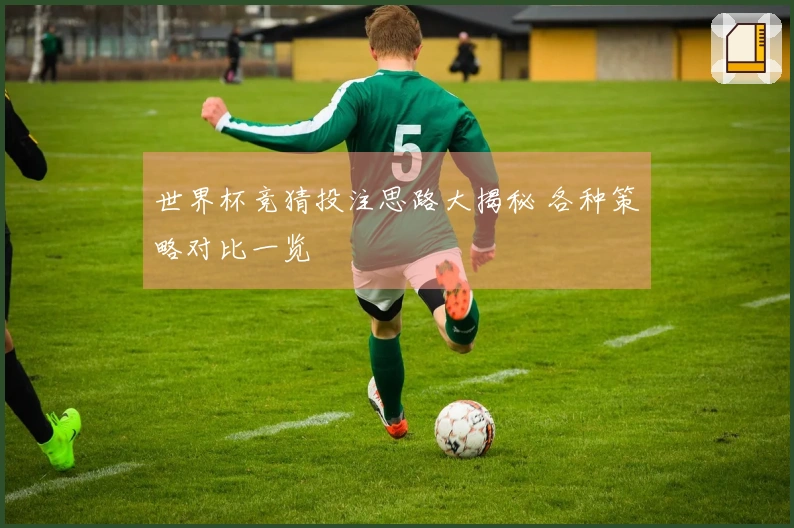世界杯竞猜投注思路大揭秘 各种策略对比一览